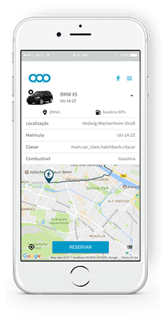 Mobiag carsharing app screenshot